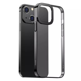 Baseus Glitter Hard PC Case Housse de galvanoplastie transparente pour iPhone 13 noir (ARMC000001)