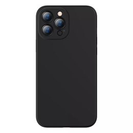 Baseus Liquid Gel Case Housse en caoutchouc souple et flexible pour iPhone 13 Pro noir (ARYT000101)
