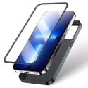 Coque avant et arrière Joyroom 360 Full Case pour iPhone 13 Pro Max + protecteur d&#39;écran en verre trempé noir (JR-BP928 noir