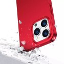 Coque avant et arrière Joyroom 360 Full Case pour iPhone 13 Pro Max + protecteur d&#39;écran en verre trempé rouge (JR-BP928 rou