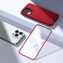 Coque avant et arrière Joyroom 360 Full Case pour iPhone 13 Pro Max + protecteur d&#39;écran en verre trempé rouge (JR-BP928 rou