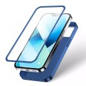 Coque avant et arrière Joyroom 360 Full Case pour iPhone 13 + protecteur d&#39;écran en verre trempé bleu (JR-BP927 bleu)