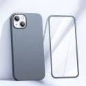 Coque avant et arrière Joyroom 360 Full Case pour iPhone 13 + protecteur d&#39;écran en verre trempé gris (JR-BP927)