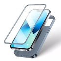 Coque avant et arrière Joyroom 360 Full Case pour iPhone 13 + protecteur d&#39;écran en verre trempé gris (JR-BP927)