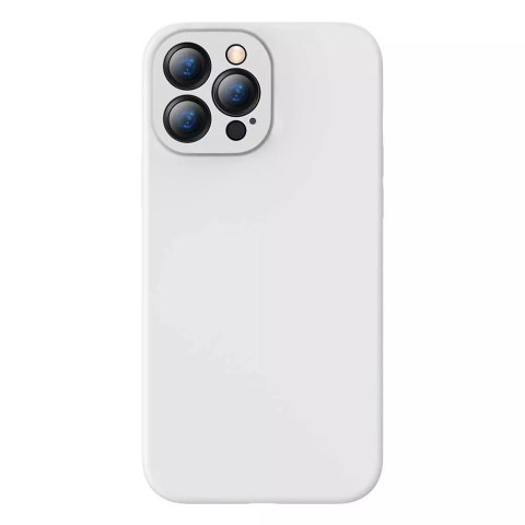 Coque en silicone Baseus Liquid Gel Case pour iPhone 13 Pro Max blanc (ARYT000502)