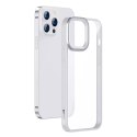 Coque rigide Baseus Crystal Phone Case pour iPhone 13 Pro Max avec cadre en TPU gris (ARJT000513)