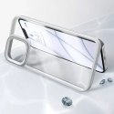 Coque rigide Baseus Crystal Phone Case pour iPhone 13 Pro avec cadre en TPU gris (ARJT000413)