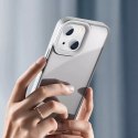 Coque rigide Baseus Crystal Phone Case pour iPhone 13 avec cadre en TPU gris (ARJT000313)