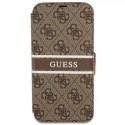 Guess GUBKP13L4GDBR iPhone 13 Pro / 13 6.1 "marron / livre marron 4G Stripe