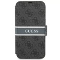 Guess GUBKP13L4GDGR iPhone 13 Pro / 13 6.1 "gris / livre gris 4G Stripe