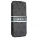 Guess GUBKP13L4GDGR iPhone 13 Pro / 13 6.1 "gris / livre gris 4G Stripe