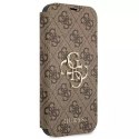 Guess GUBKP13S4GMGBR iPhone 13 mini 5,4 "marron / marron livre 4G Big Metal Logo