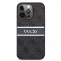 Guess GUHCP13L4GDGR iPhone 13 Pro / 13 6,1" szary/grey hardcase 4G Stripe