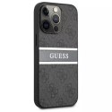 Guess GUHCP13L4GDGR iPhone 13 Pro / 13 6,1" szary/grey hardcase 4G Stripe