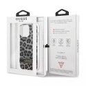 Guess GUHCP13LHSLEOK iPhone 13 Pro / 13 6.1" gris / gris hardcase Leopard