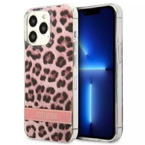 Guess GUHCP13LHSLEOP iPhone 13 Pro / 13 6.1 " rose / rose hardcase Leopard