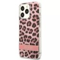 Guess GUHCP13LHSLEOP iPhone 13 Pro / 13 6.1 " rose / rose hardcase Leopard