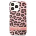 Guess GUHCP13LHSLEOP iPhone 13 Pro / 13 6.1 " rose / rose hardcase Leopard