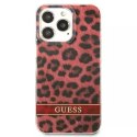 Guess GUHCP13LHSLEOR iPhone 13 Pro / 13 6.1" rouge / rouge hardcase Leopard