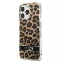 Guess GUHCP13LHSLEOW iPhone 13 Pro / 13 6.1" marron / marron hardcase Leopard