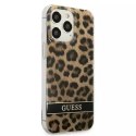 Guess GUHCP13LHSLEOW iPhone 13 Pro / 13 6.1" marron / marron hardcase Leopard