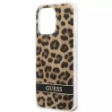 Guess GUHCP13LHSLEOW iPhone 13 Pro / 13 6.1" marron / marron hardcase Leopard