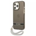 Guess GUHCP13LHTSGSK iPhone 13 Pro / 13 6,1 "étui rigide noir / noir translucide Stap