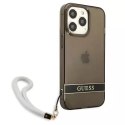 Guess GUHCP13LHTSGSK iPhone 13 Pro / 13 6,1 "étui rigide noir / noir translucide Stap