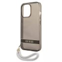 Guess GUHCP13LHTSGSK iPhone 13 Pro / 13 6,1 "étui rigide noir / noir translucide Stap