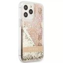 Guess GUHCP13LLFLSD iPhone 13 Pro / 13 6.1" étui rigide or / or Paisley Liquid Glitter