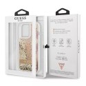 Guess GUHCP13LLFLSD iPhone 13 Pro / 13 6.1" étui rigide or / or Paisley Liquid Glitter