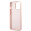 Guess GUHCP13LLS4GWPI iPhone 13 Pro / 13 6.1 " rose / rose étui rigide Silicone 4G Logo