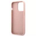 Guess GUHCP13LPSASBPI iPhone 13 Pro / 13 6,1" różowy/pink hardcase Saffiano Stripe