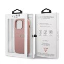 Guess GUHCP13LPSASBPI iPhone 13 Pro / 13 6,1" różowy/pink hardcase Saffiano Stripe