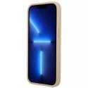 Guess GUHCP13LPSATLE iPhone 13 Pro / 13 6,1" étui rigide beige / beige SaffianoTriangle Logo