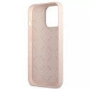 Guess GUHCP13LSLTGP iPhone 13 Pro / 13 6.1 "rose / rose étui rigide Silicone Triangle