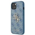 Guess GUHCP13S4GMGBL iPhone 13 mini 5,4" coque rigide bleu / bleu 4G Big Metal Logo