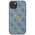 Guess GUHCP13S4GMGBL iPhone 13 mini 5,4" coque rigide bleu / bleu 4G Big Metal Logo