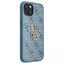 Guess GUHCP13S4GMGBL iPhone 13 mini 5,4" coque rigide bleu / bleu 4G Big Metal Logo