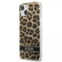 Guess GUHCP13SHSLEOW iPhone 13 mini 5,4 "marron / marron hardcase Leopard