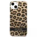 Guess GUHCP13SHSLEOW iPhone 13 mini 5,4 "marron / marron hardcase Leopard