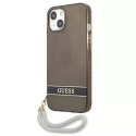 Guess GUHCP13SHTSGSK iPhone 13 mini 5,4 "étui rigide noir / noir translucide Stap