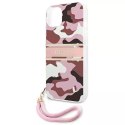 Guess GUHCP13SKCABPI iPhone 13 mini 5,4" étui rigide rose / rose Camo Strap Collection