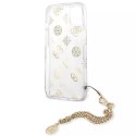 Guess GUHCP13SKSPEGO iPhone 13 mini 5,4 "or / or étui rigide Peony Chain Collection