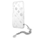 Guess GUHCP13SKSPESI iPhone 13 mini 5,4 "argent / argent étui rigide Peony Chain Collection