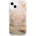 Guess GUHCP13SLFLSD iPhone 13 mini 5,4" étui rigide or / or Paisley Liquid Glitter