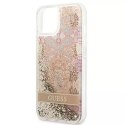 Guess GUHCP13SLFLSD iPhone 13 mini 5,4" étui rigide or / or Paisley Liquid Glitter