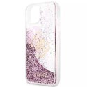 Guess GUHCP13SLG4GPI iPhone 13 mini 5,4" coque rigide rose / rose 4G Big Liquid Glitter