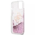 Guess GUHCP13SLG4GPI iPhone 13 mini 5,4" coque rigide rose / rose 4G Big Liquid Glitter