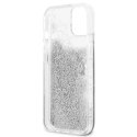 Guess GUHCP13SLG4GSI iPhone 13 mini 5,4" étui rigide argent / argent 4G Big Liquid Glitter